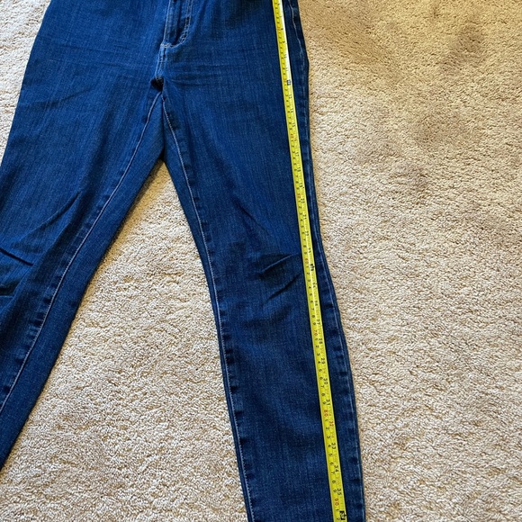 Lee Women's Dark Blue High Rise Jeans - Picture 9 of 10